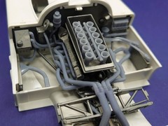 SD Models 1:24 Scale Detail-Up Set Jaguar XJR-9LM Engine 3D Printed for Tamiya