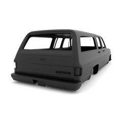 1/25 Scale Resin 1989 Chevrolet Suburban Body 3D Printed