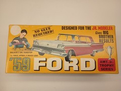 AMT 1959 Ford Galaxie HT Jr Trophy Snap Kit #04-129 Unbuilt in Box Craftsman 59