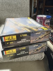 AMD MIRAGE III R- 1/100 Scale Heller Kit#N 002 SIB