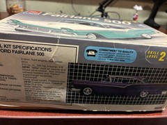 AMT ERTL 1/25 Scale 1957 Ford Fairlane 500 Model Kit 1993 Edition