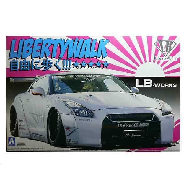 Pre July 1/24 Aoshima LB10 LB Works R35 GT-R Ver.2 Libertywalk Model kit Car