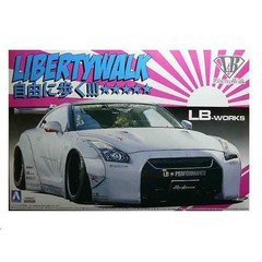 Pre July 1/24 Aoshima LB10 LB Works R35 GT-R Ver.2 Libertywalk Model kit Car
