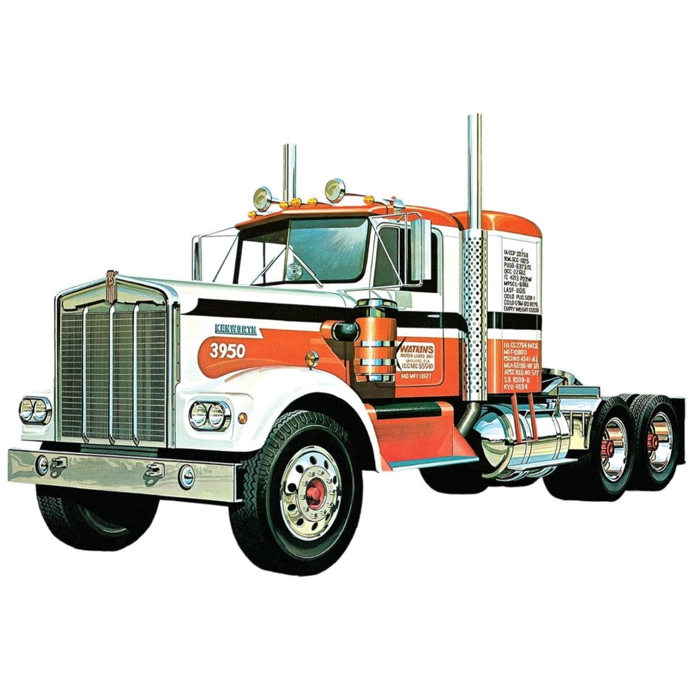Detailed Kenworth W925 Model Building Set