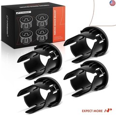 A-Premium 4-PC Rear Inner and Outer Parking Assist Sensor Retainer Bezels