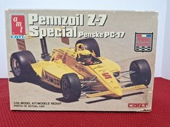 AMT Pennzoil Z-7 Special Penske PC-17 1/25th Model Kit #6880 Complete in Box