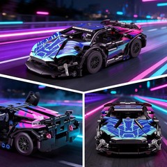 Cyber Style Race Car Model Kits for Adults – DIY Building Set, Racing Fun