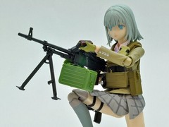 TomyTec Little Armory 1/12 LA043 PKM Automatic MACHINE GUN Model Kit