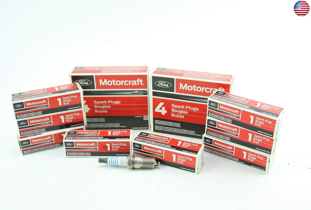 Pack of 8 Genuine Motorcraft Spark Plug SP-493 AGSF32PM