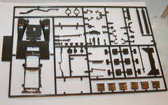 1/35 VINTAGE PEERLESS WHITE M3A1 SCOUT CAR PARTS SPRUE C CHASSIE & MISC PARTS
