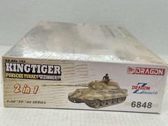 Dragon 1/35 6848-03 King Tiger Porche Turret W/Zimmerit Heavy Tank Model Kit