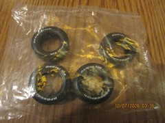 1/25 SCALE AMT TORQUE THRUST WHEELS AND BF GOODRICH RADIAL TA WIDE TIRES NEW