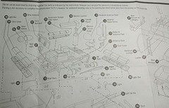 59 CADILLAC AMBULANCE ECTO1 – EMERGENCY LIGHTS – POLAR – MODEL CAR KIT PARTS LOT