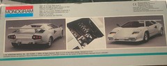 Monogram – 1991 Lamborghini LP500S – Used Kit #2769-0201 – 1/24 Scale – Skill 2