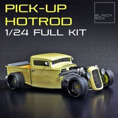 1:25-1:24 Scale Hot Rod Pickup | Full Model Kit-Unnasembled & Unpainted