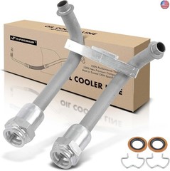 A-Premium Automatic Transmission Oil Cooler Line Hose Assembly Compatible with