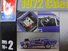 AMT 1/25 72 1972 Chevrolet Chevy Nova SS Pro Stock Stocker Drag Sealed Inside