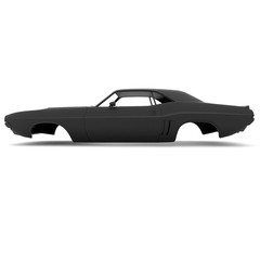 1/25 Scale Resin 1971 Dodge Challenger Magnum Body 3D Printed