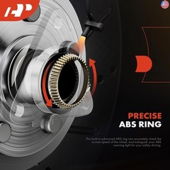 A-Premium Front Wheel Bearing and Hub Assembly with ABS & 5-Lug Compatible