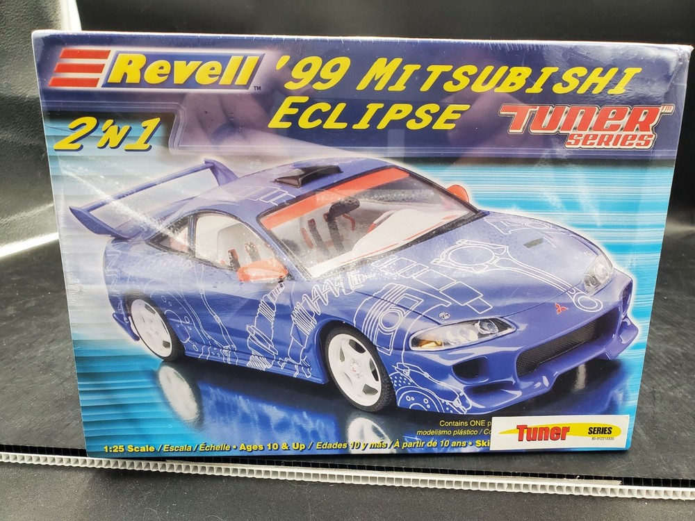🚦RARE Revell Tuner Series 99 Mitsubishi Eclipse 2 n 1 Model Kit #85-2829 Sealed