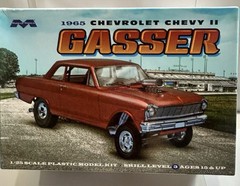 MOEBIUS 1965 CHEVY II GASSER MODEL KIT #2324 CHEVROLET GASSER 1:25 KIT