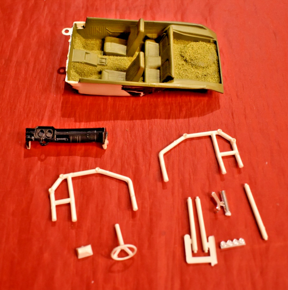 AMT Vintage Ford Pinto Mini Musclecar Interior Parts 1/25