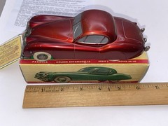 PRAMETA 1948 Jaguar XK120 1/43 Wind-Up Promo Maroon VF+ w/BOX/Key/card Kolner