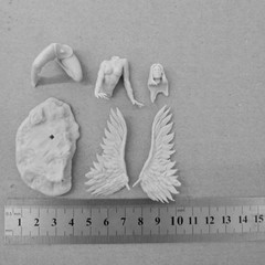 Angel Comes Resin Figure 1/24 Model Kit Unpainted, Unassembled Model Kit