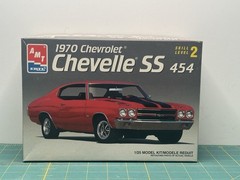 AMT Ertl 1970 Chevrolet Chevelle SS 454 Model Kit 1/25 Scale Partially Assembled
