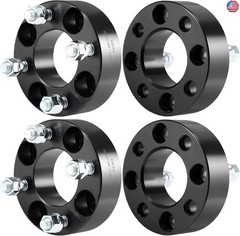 OCPTY 4PCS 4×4 to 4×4 Wheel Spacers 1.5 inch 1/2 Studs 66mm Hub Bore Forged