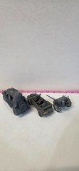 German WW2 Vehicle Lot Kfz 13 Kubelwagen Field Kitchen 1/35 Pro Built Painted