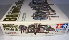 Tamiya Models 1/35 German 88mm Gun Flak 36.37 Model Kit 35017-2200 Open Box