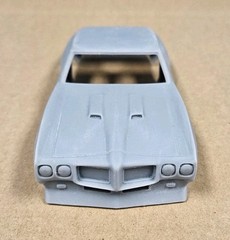 ABS-LIKE RESIN 3D PRINTED 1/25 1970 PONTIAC GTO OUTLAW DRAG BODY