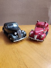 A PAIR OF VINTAGE MODELS -BUILT 1930’s COUPES