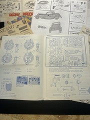 Vintage Monogram Model Kit Instructions Popcorn Eliminator Vanbulance More