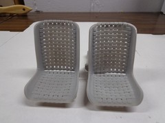 1/8 3d Printed Rat Rod “Bomber” Seats Wicker Style.