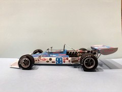 **NEW ** 1/25 72 VIVITAR EAGLE DRIVER MIKE MOSLEY SEMI KIT, INDY RESIN, CART