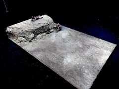 1/35 Scale Military Diorama Base Terrain Display Model Soldiers Figures Diecast