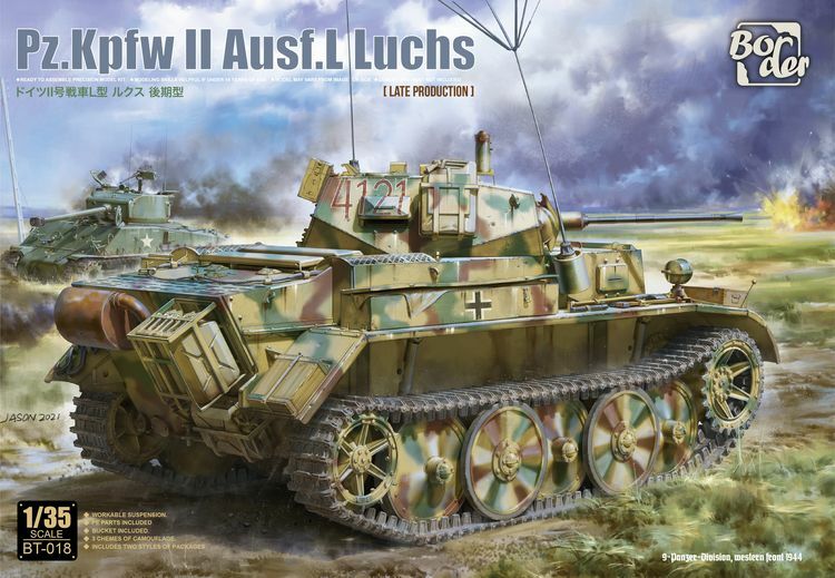 Border BT-018 1/35 German Pz.Kpfw II Ausf.L Luchs Late Production