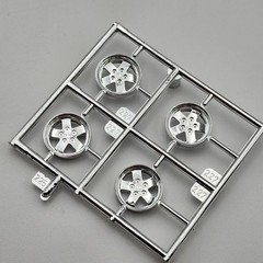Revell 1/25 Chevy S-10 Lowrider 85-2569 Parts Kit Bash Chrome Wheels Rims