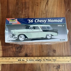 + Revell Monogram 1:25 ’56 Chevy Nomad Plastic Model Kit 85-2489 NIB Sealed