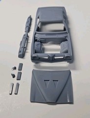 ABS-LIKE RESIN 3D PRINTED 1/25 1973 PONTIAC GTO BODY AND RELATED PARTS