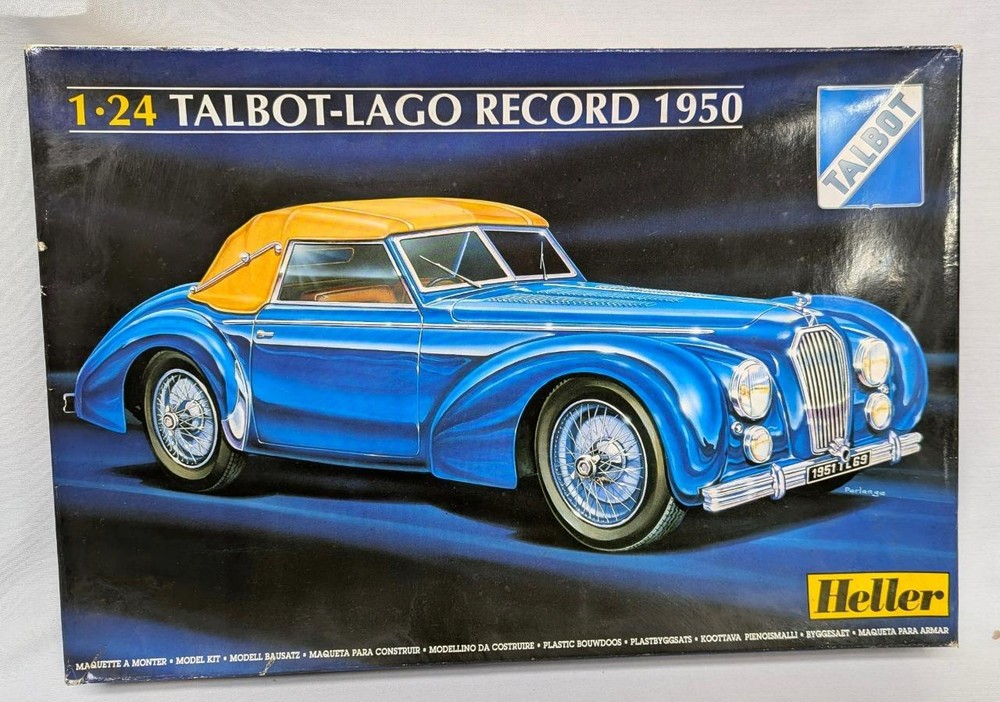 Heller Talbot-Lago Record 1950 Kit # 80711 Scale 1:24
