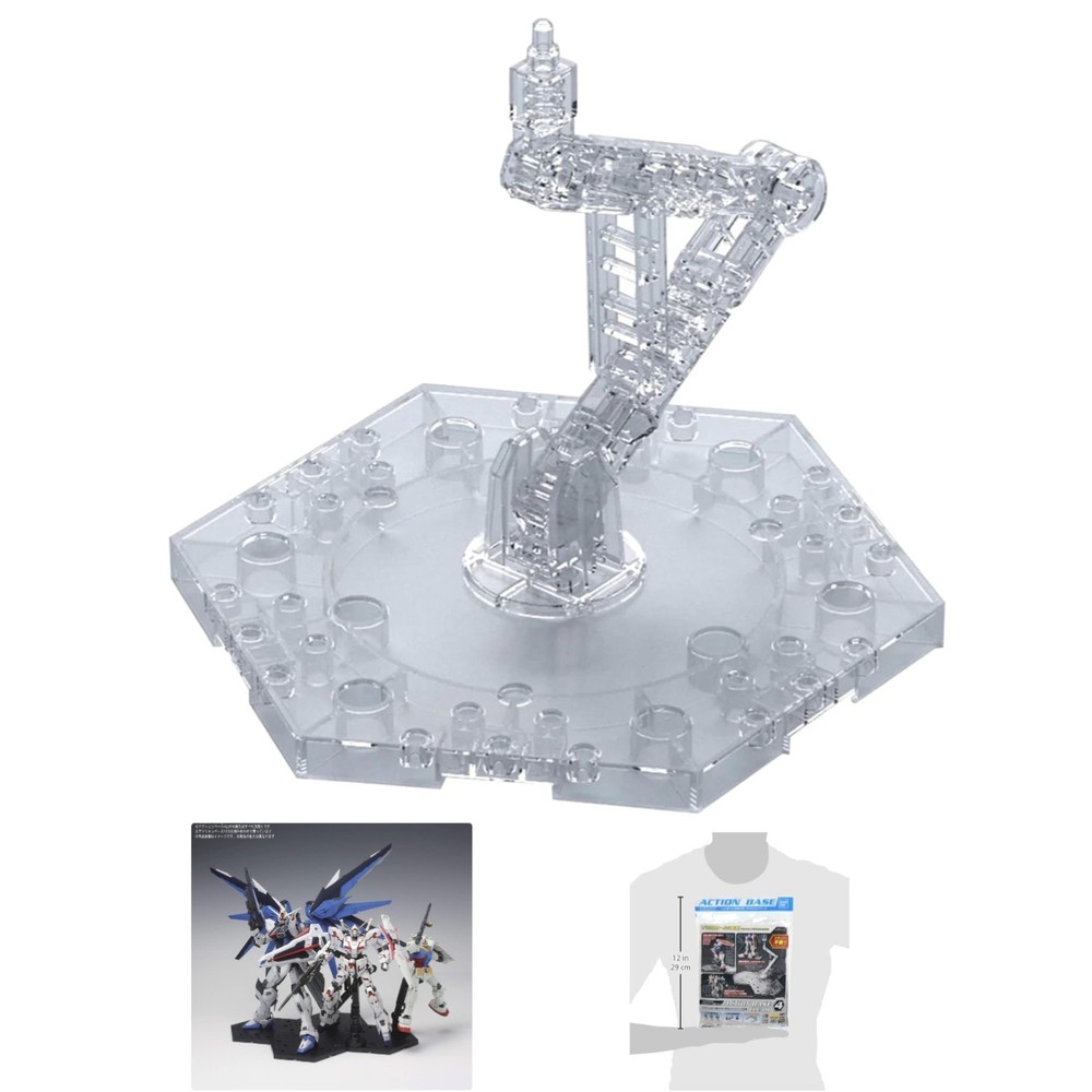 Easy Assembly Action Base 5 [Clear Color] – Ideal Accessories for Displaying Fig