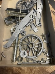 Palmer Plastics US Revolutionary War Cannon Brass Plated Model Kit