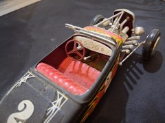 1:24 Vintage Monogram Dragstrip Hot Rod black painted race car devil grille