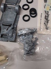 HUBLEY Kit 4858 MODEL A Station Wagon Metal Kit Open Box Sealed Parts