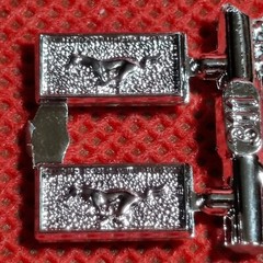 Detailed License Plates 1966 Ford Mustang 1:25 scale model car part AMT