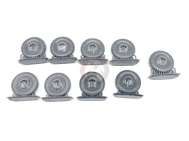 Rado 1/35 Road Wheels for Sd.Kfz.234 8-Rad Series (Mixed #2) (9 wheels) RDM35S53
