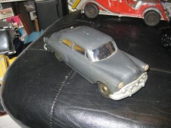 Vintage 1950s Chevrolet Promo Car bank in Dusk Gray in 1/25 scale